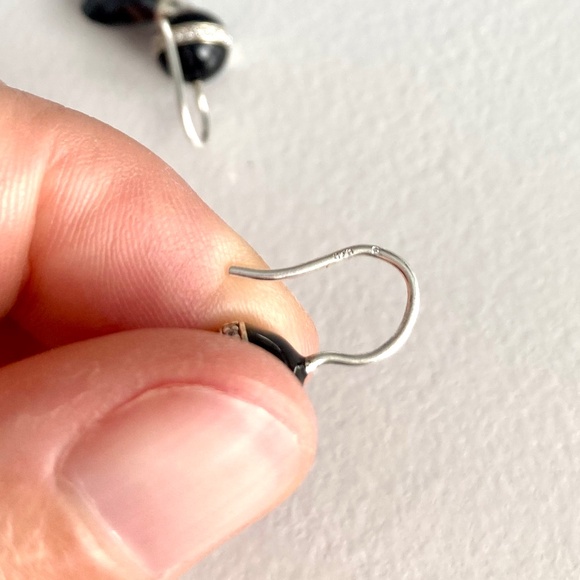 Thomas Sabo Black Pendant Earrings - Picture 6 of 8